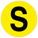 Black Floor Letters Markers